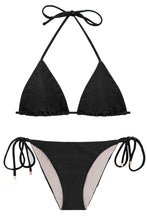 Carregar imagem no visualizador da galeria, Product Front: Rio De Sol Set Set Shimmer-Black Tri-Inv Ibiza-Comfy
