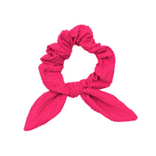 Carregar imagem no visualizador da galeria, Product Front: Rio De Sol Xuxinha (Acessório De Cabelo) Dots-Virtual-Pink Scrunchie

