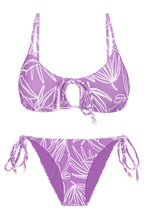 Carregar imagem no visualizador da galeria, Product Front: Rio De Sol Set Set Trail-Purple Tank-Tie Ibiza-Comfy
