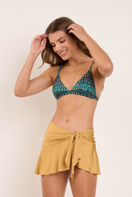 Carregar imagem no visualizador da galeria, Fluity-Dourado Mini Skirt
