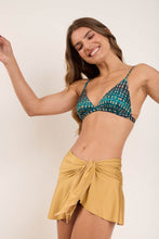 Carregar imagem no visualizador da galeria, Fluity-Dourado Mini Skirt
