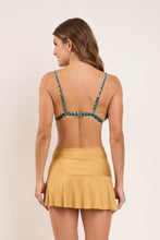 Carregar imagem no visualizador da galeria, Fluity-Dourado Mini Skirt
