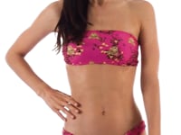 Carregar e reproduzir vídeo no visualizador da Galeria, Video: Rio De Sol Soutien Top Roar-Pink Bandeau-Reto
