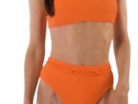 Carregar e reproduzir vídeo no visualizador da Galeria, Video: Rio De Sol Set Set St-Tpz-Tangerina Reto Hotpant-High
