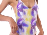 Carregar e reproduzir vídeo no visualizador da Galeria, Video: Rio De Sol Maiô Tiedye-Purple Hype
