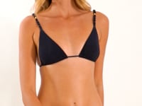 Carregar e reproduzir vídeo no visualizador da Galeria, Video: Rio De Sol Calcinha Bottom Shimmer-Black Ibiza-Comfy-Gold
