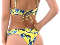 Carregar e reproduzir vídeo no visualizador da Galeria, Video: Rio De Sol Calcinha Bottom Lemon Flower Tri Cos
