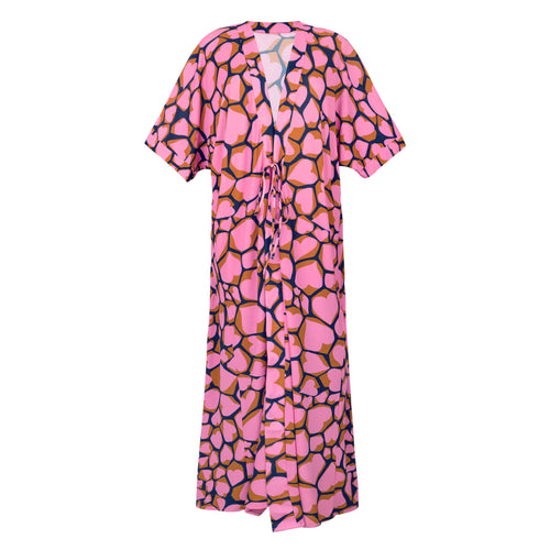 Product Front: Rio De Sol Vestido De Praia Amore-Pink Long Dress