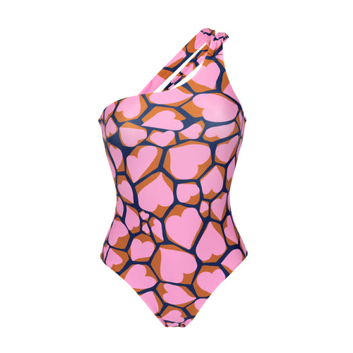 Product Front: Rio De Sol Maiô Amore-Pink Santorini