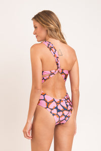 Model Back: Rio De Sol Maiô Amore-Pink Santorini