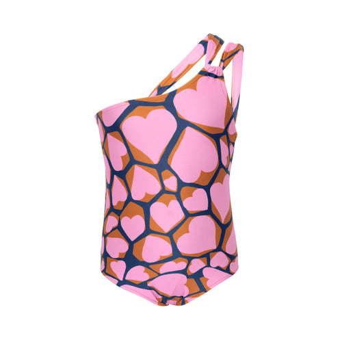 Product Front: Rio De Sol Maiô Menina Amore-Pink Santorini-Kids