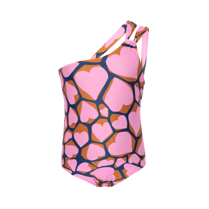 Product Front: Rio De Sol Maiô Menina Amore-Pink Santorini-Kids
