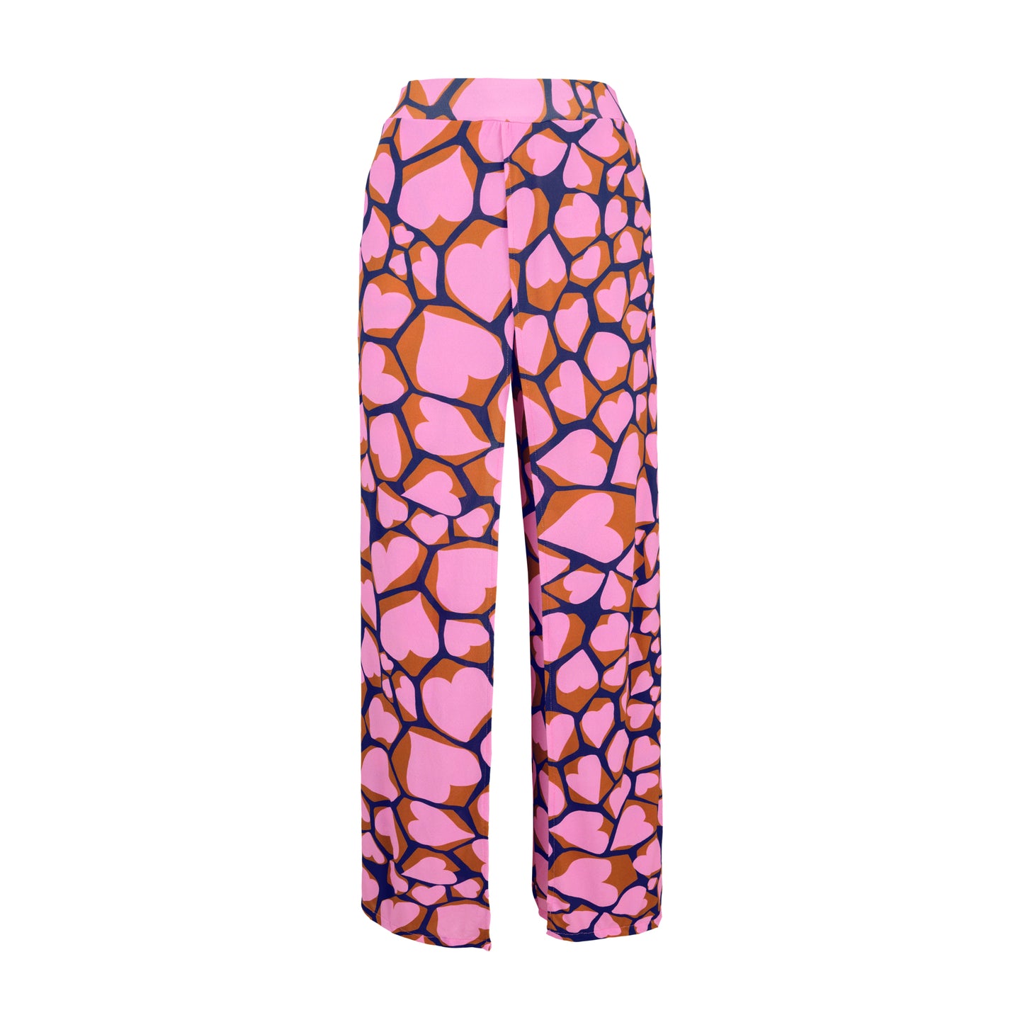 Product Front: Rio De Sol Calça De Praia Amore-Pink Wide Pants