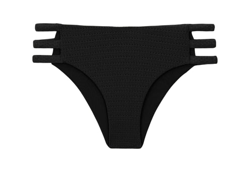 Product Front: Rio De Sol Calcinha Bottom Bora-Black Madrid-Trio
