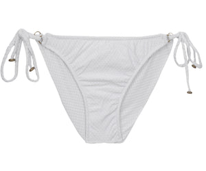 Product Front: Rio De Sol Calcinha Bottom Cloque Branco New Comfort