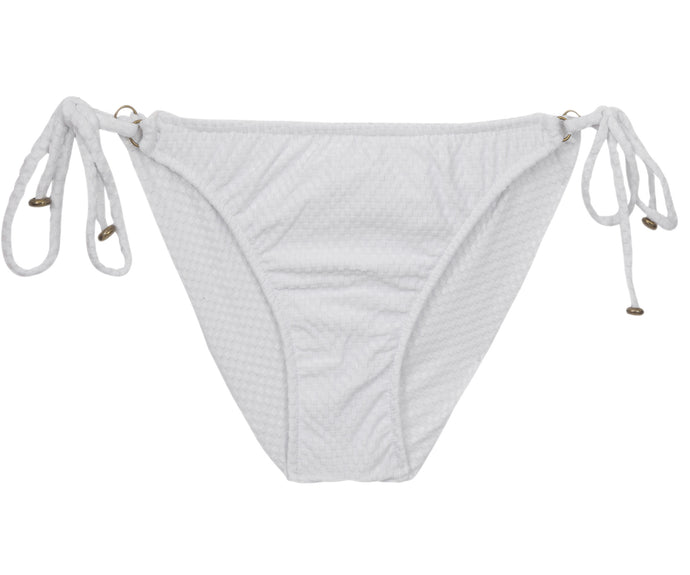 Product Front: Rio De Sol Calcinha Bottom Cloque Branco New Comfort