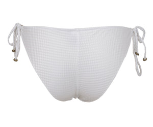 Product Back: Rio De Sol Calcinha Bottom Cloque Branco New Comfort