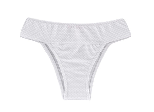 Product Front: Rio De Sol Calcinha Bottom Cloque Branco Tri Cos