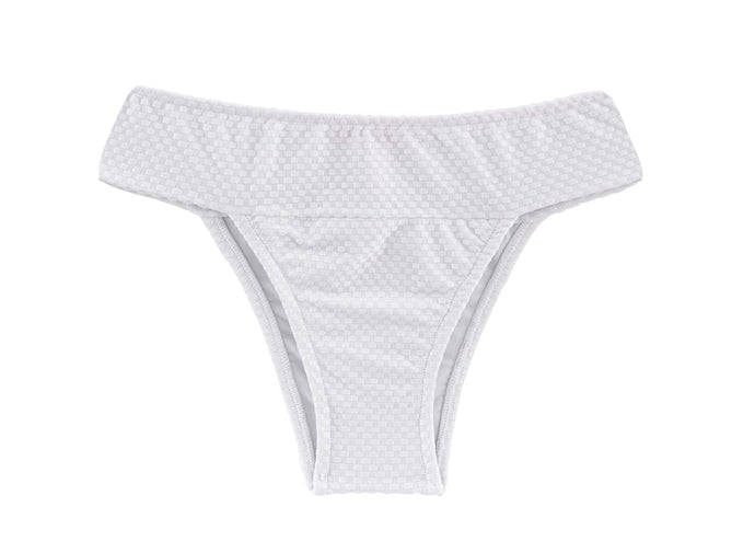 Product Front: Rio De Sol Calcinha Bottom Cloque Branco Tri Cos
