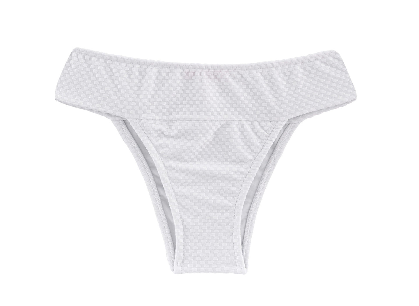 Product Front: Rio De Sol Calcinha Bottom Cloque Branco Tri Cos
