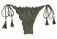 Carregar imagem no visualizador da galeria, Product Front: Rio De Sol Calcinha Bottom Croco Frufru-Fio
