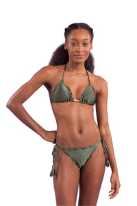 Model Front: Rio De Sol Calcinha Bottom Croco Frufru-Fio