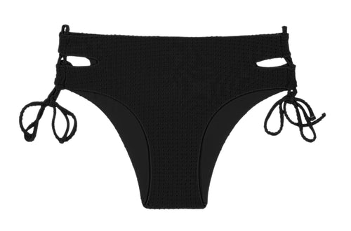 Product Front: Rio De Sol Calcinha Bottom Dots-Black Madrid