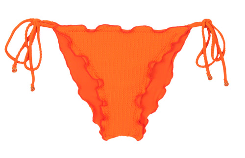 Product Front: Rio De Sol Calcinha Bottom Dots-Orange Frufru