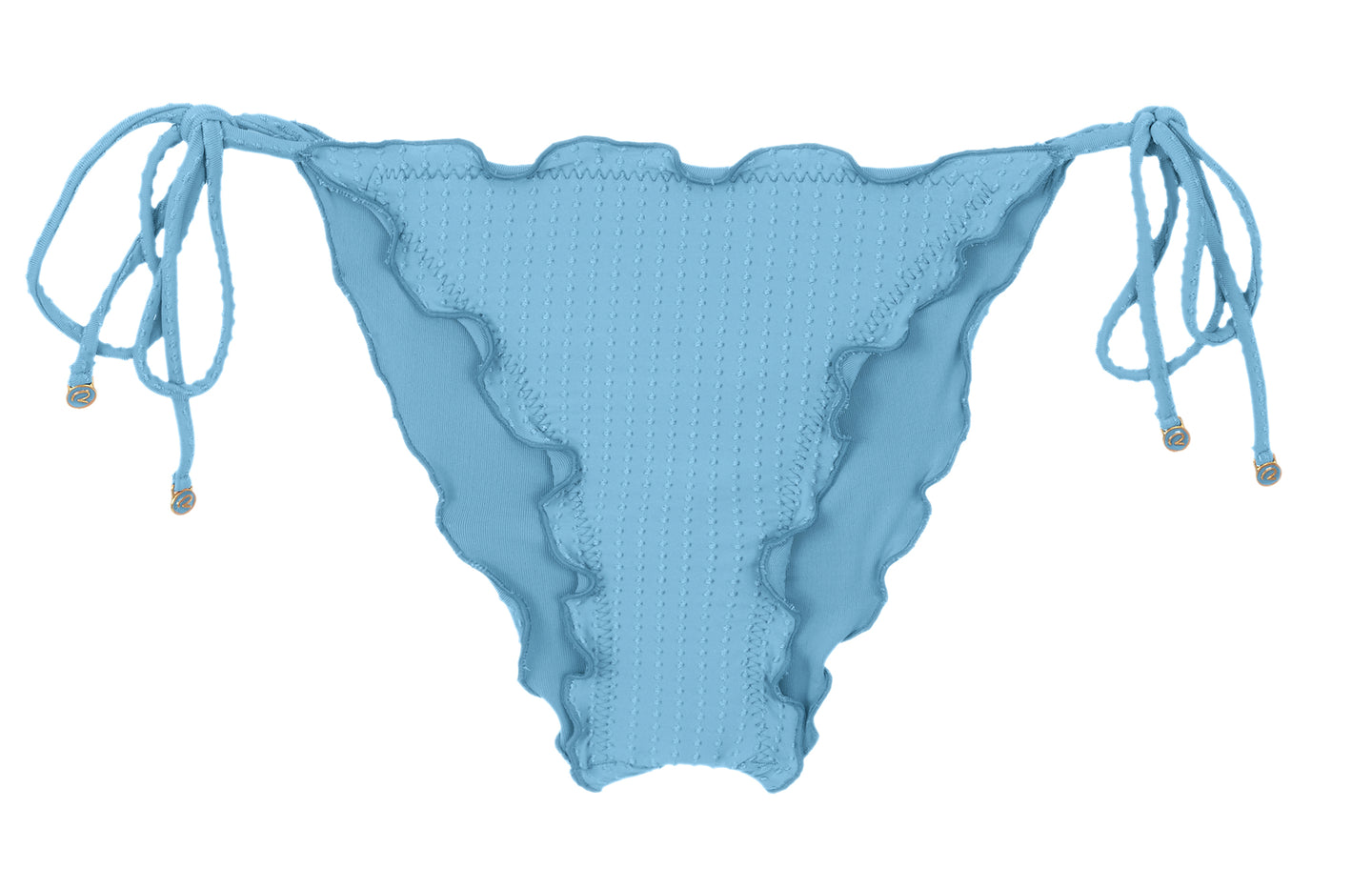 Product Front: Rio De Sol Calcinha Bottom Dots-Sky Frufru