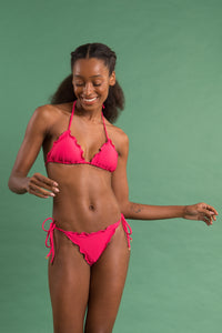 Image 10: Rio De Sol Calcinha Bottom Dots-Virtual-Pink Frufru-Fio
