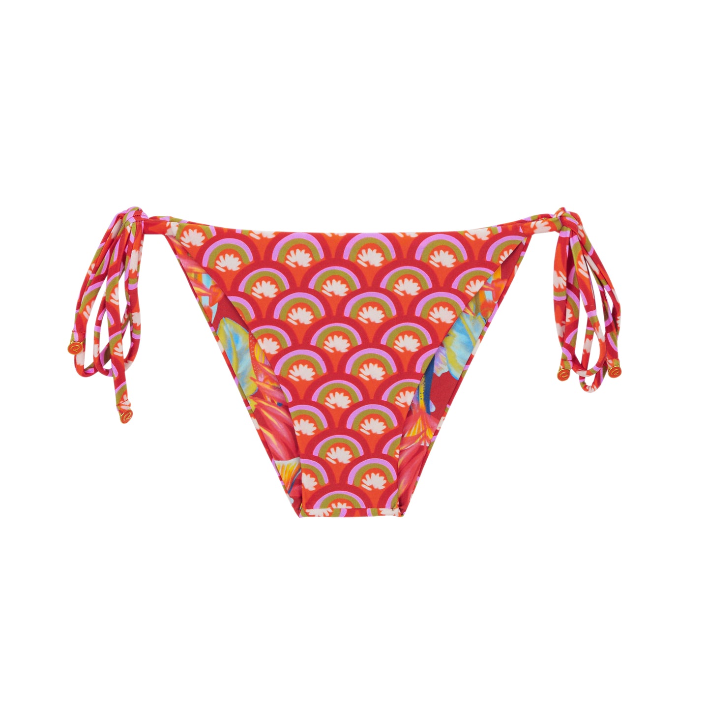 Product Front: Rio De Sol Calcinha Bottom Floral-Scales Lacinho