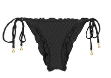 Carregar imagem no visualizador da galeria, Product Front: Rio De Sol Calcinha Bottom Kiwanda Preto Frufru
