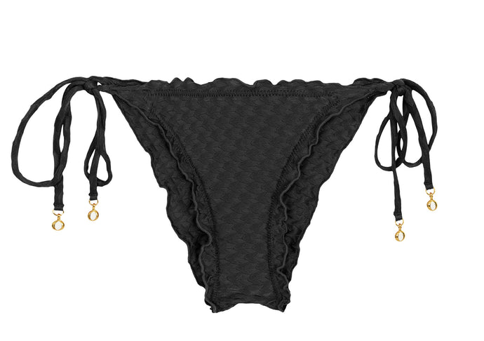 Product Front: Rio De Sol Calcinha Bottom Kiwanda Preto Frufru