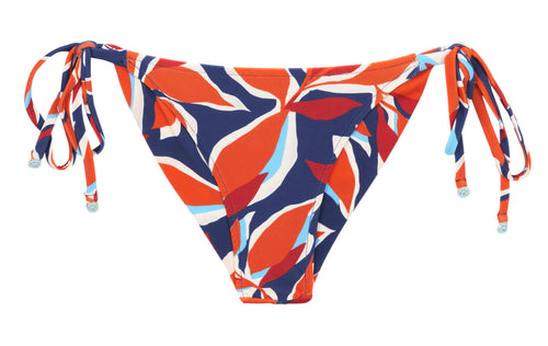 Product Front: Rio De Sol Calcinha Bottom Leaves Cheeky-Tie