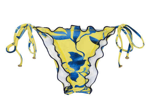 Product Front: Rio De Sol Calcinha Bottom Lemon Flower Frufru