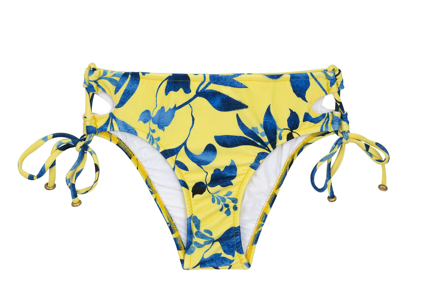 Product Front: Rio De Sol Calcinha Bottom Lemon Flower Transpassado