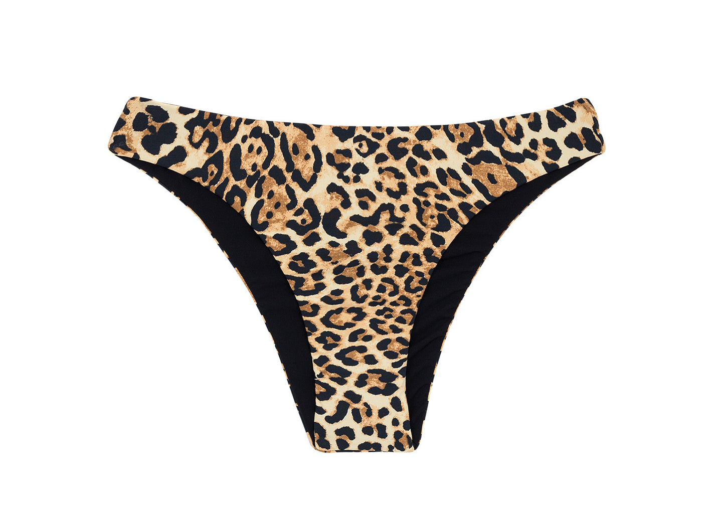 Product Front: Rio De Sol Calcinha Bottom Leopardo Black Babado