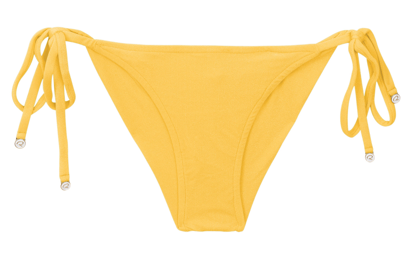 Product Front: Rio De Sol Calcinha Bottom Malibu-Yellow Cheeky-Tie