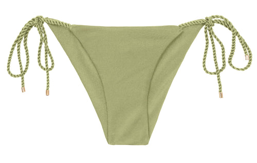 Product Front: Rio De Sol Calcinha Bottom Oliva Cheeky-Rope