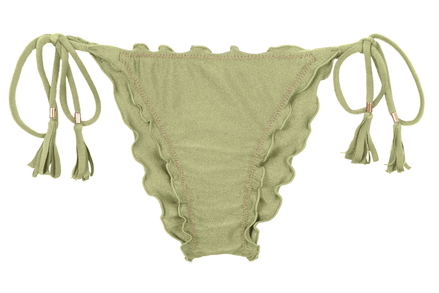 Product Front: Rio De Sol Calcinha Bottom Oliva Frufru