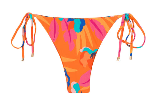 Product Front: Rio De Sol Calcinha Bottom Orange-Bloom Ibiza
