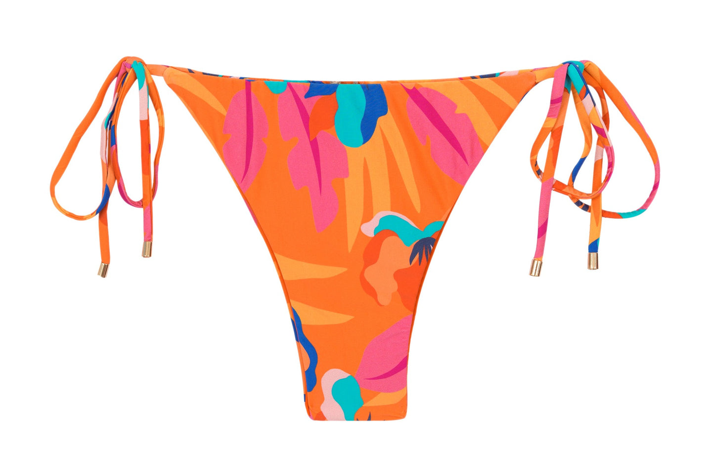 Product Front: Rio De Sol Calcinha Bottom Orange-Bloom Ibiza