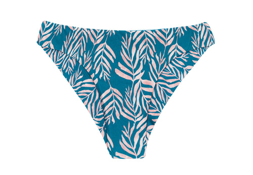 Product Front: Rio De Sol Calcinha Bottom Palms-Blue Nice