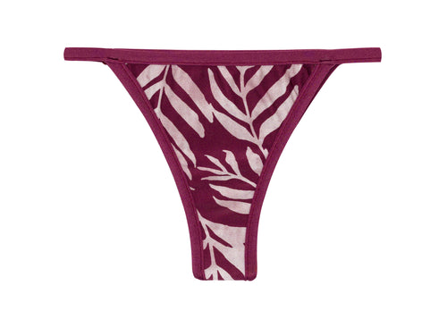 Product Front: Rio De Sol Calcinha Bottom Palms-Vine California
