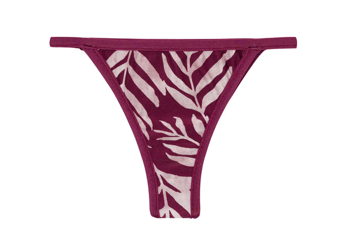 Product Front: Rio De Sol Calcinha Bottom Palms-Vine California