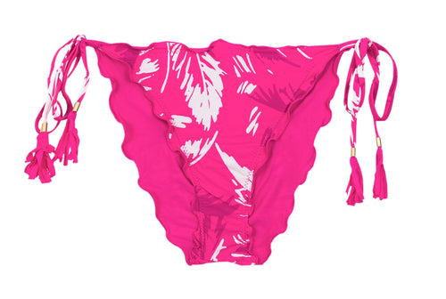 Product Front: Rio De Sol Calcinha Bottom Pink-Palms Frufru-Comfy