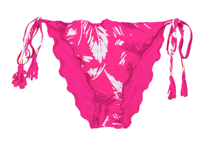 Product Front: Rio De Sol Calcinha Bottom Pink-Palms Frufru-Comfy