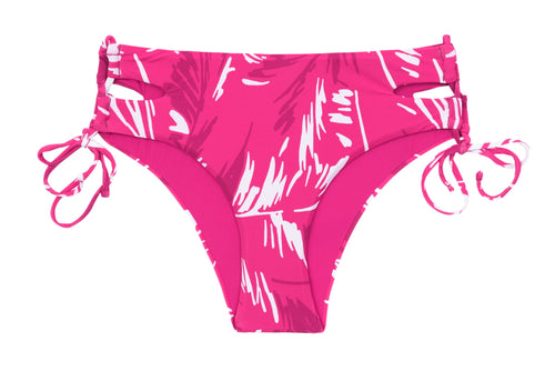 Product Front: Rio De Sol Calcinha Bottom Pink-Palms Madrid