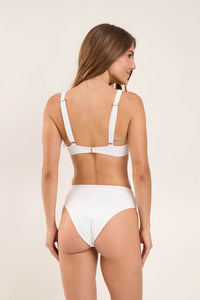 Model Back: Rio De Sol Calcinha Bottom Sand-White Kora