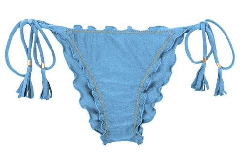 Product Front: Rio De Sol Calcinha Bottom Shimmer-Baltic-Sea Frufru